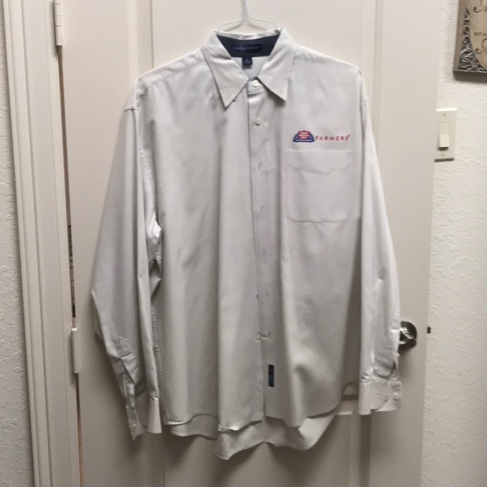 Cream Farmers dress shirt